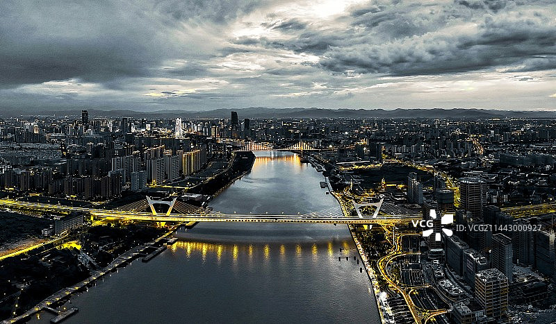 甬江淘金图片素材