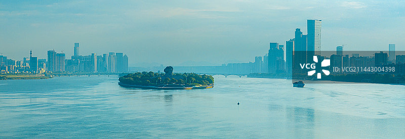 湖南长沙城市航拍图片素材