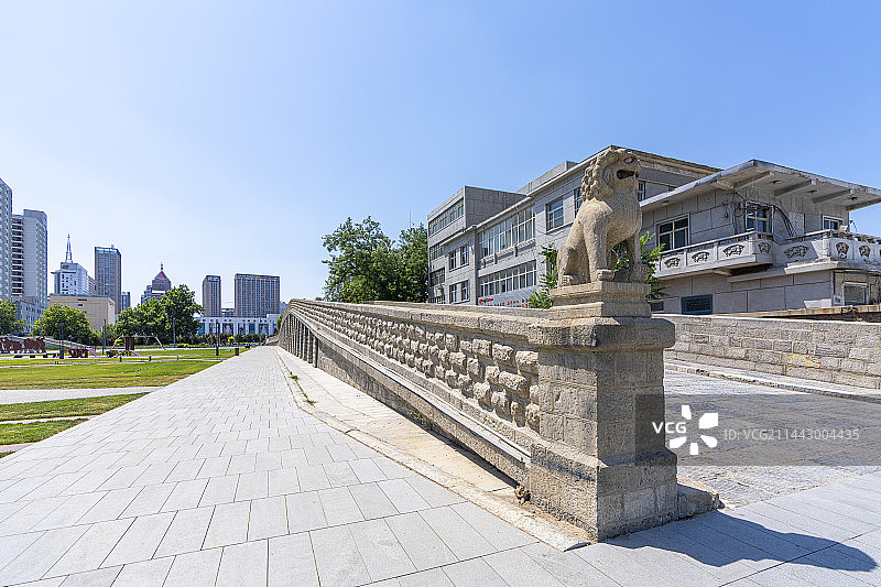 石家庄解放纪念碑 大石桥图片素材