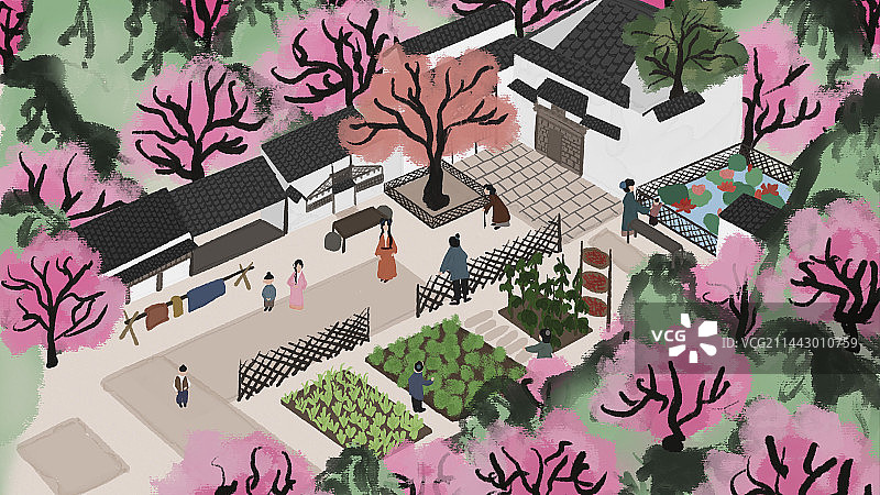 江南小镇图片素材