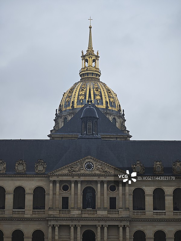 雨中荣军院图片素材