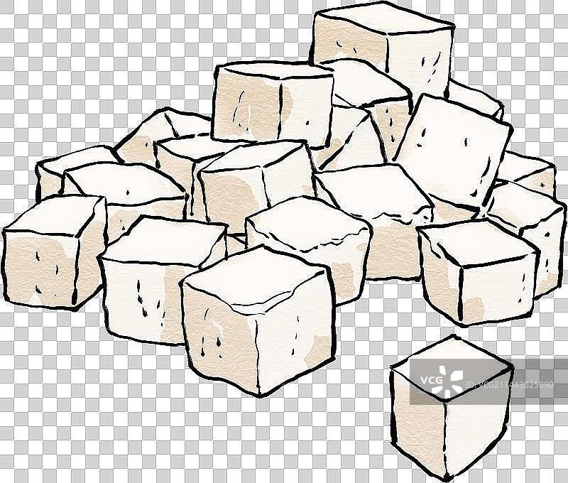 茯苓中医中草药元素图片素材