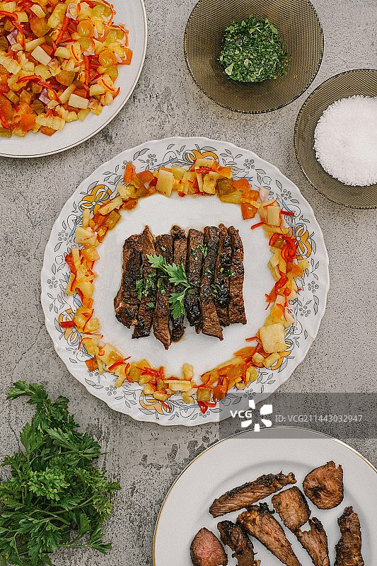 牛排肉拍摄图片素材