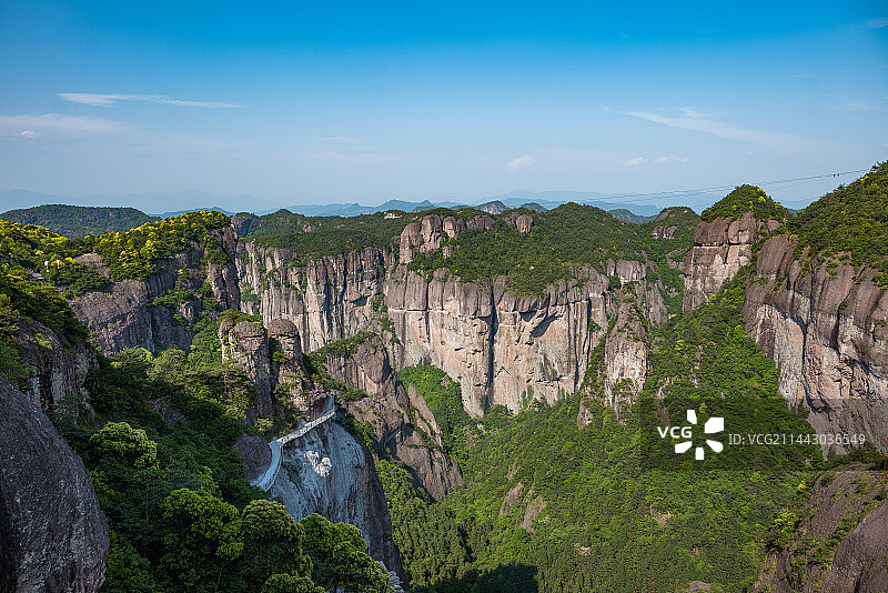 浙江台州仙居神仙居景区风光图片素材