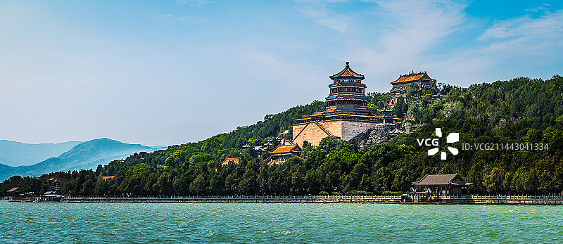 佛香阁-颐和园万寿山图片素材