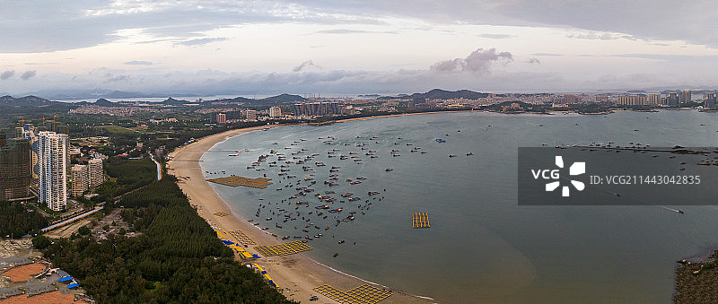 福建省东山岛海岸线航拍图片素材