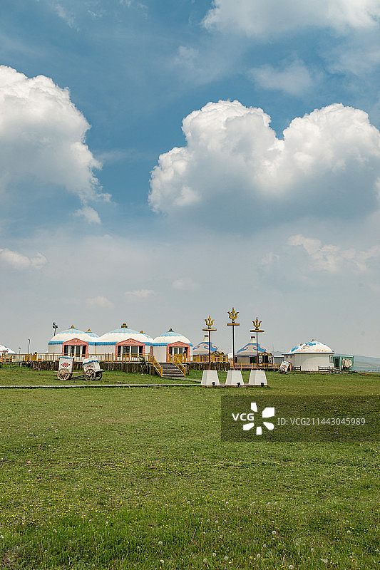 辉腾锡勒草原夏季风光图片素材