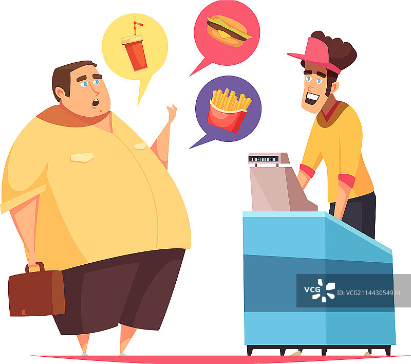 速食订单组成图片素材