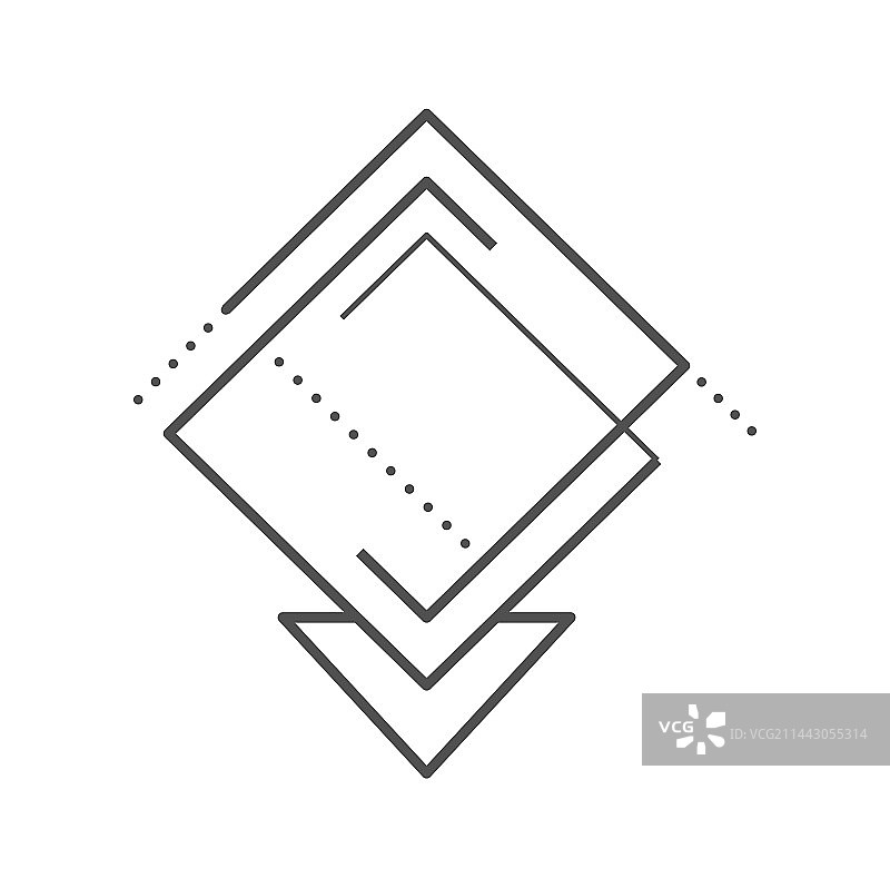 几何波西米亚风神圣纹身图案图片素材
