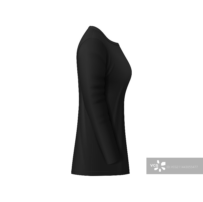 修身款女士长袖衬衫图片素材