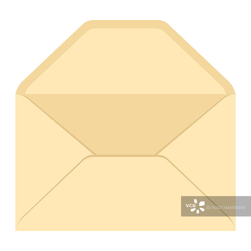 打开的信封邮件模板图片素材