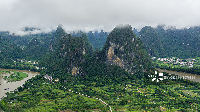 桂林阳朔老寨山图片素材