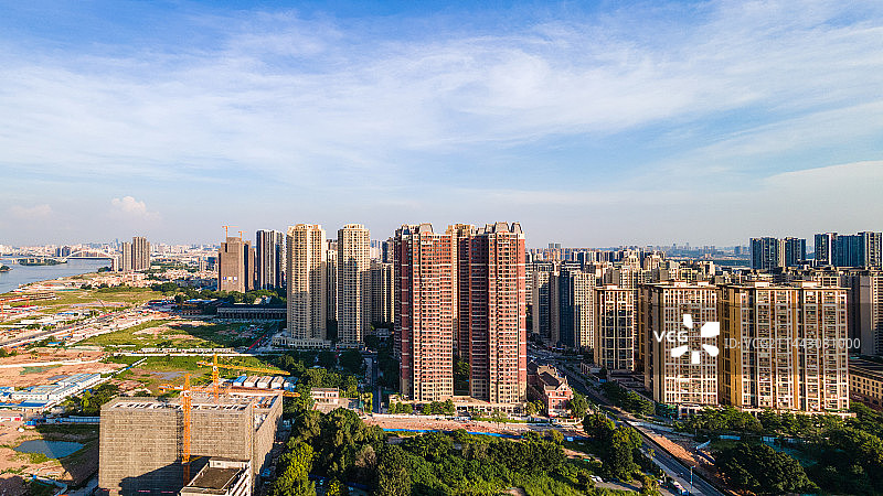 现代城市商业住宅楼盘图片素材