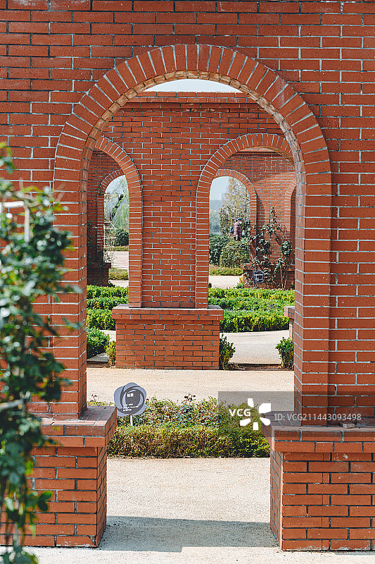 欧式环形建筑环型墙拱门图片素材