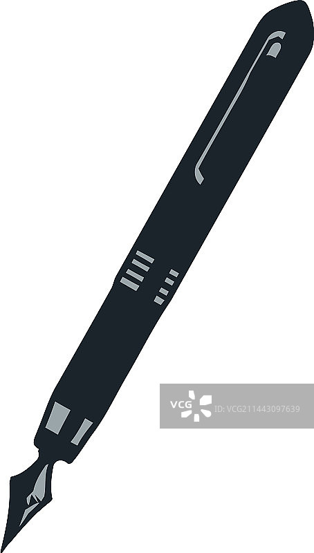 金属钢笔写出清晰的签名图片素材