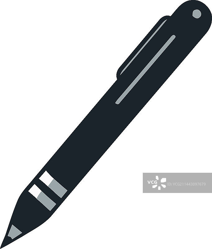 圆珠笔创作简单形状图片素材