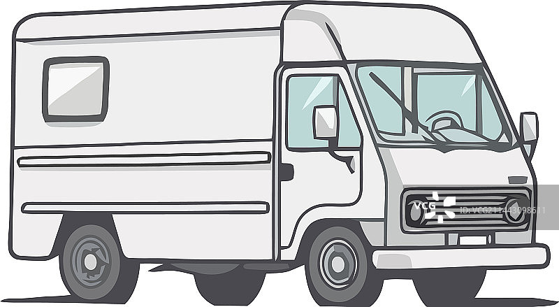 交通运输业使用汽车运送货物图片素材