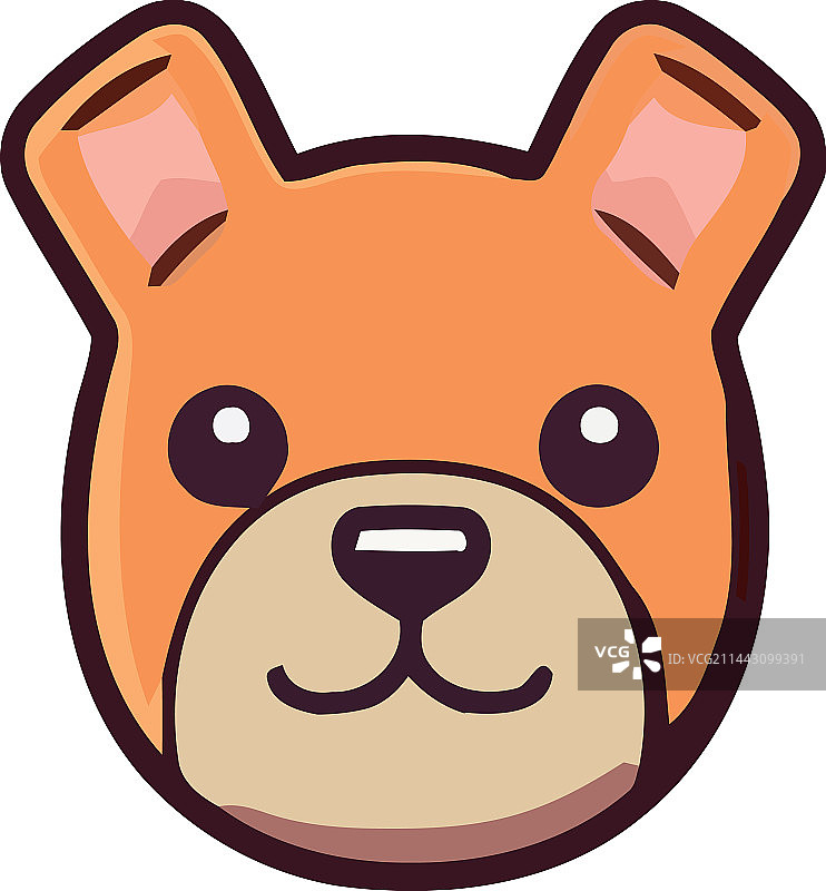 微笑的小狗，快乐的朋友图片素材