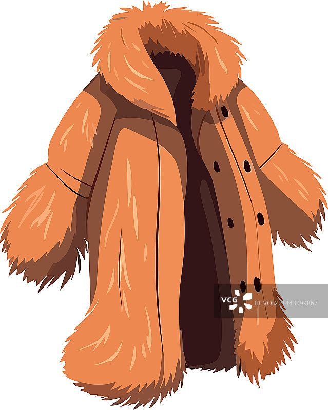 适合冬季的蓬松黄色外套图片素材