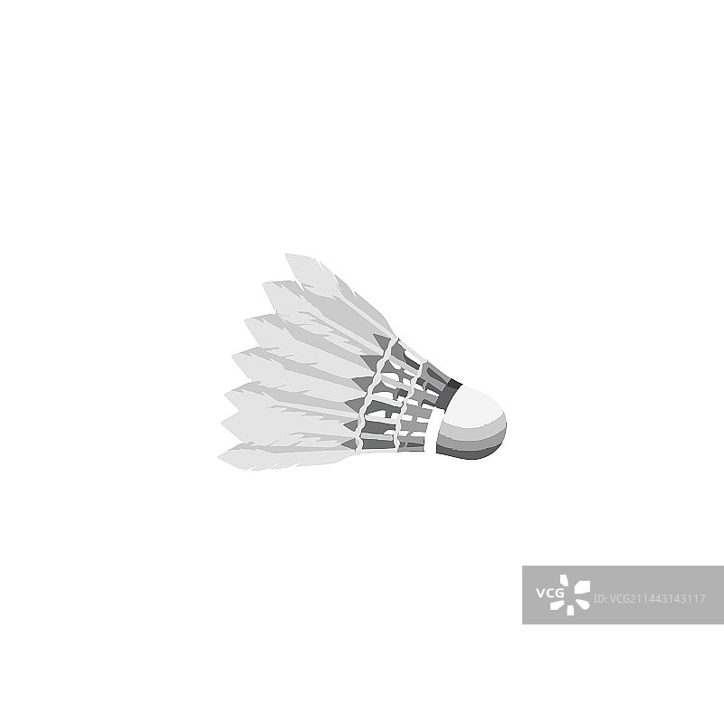 羽毛球几何符号简约logo图片素材