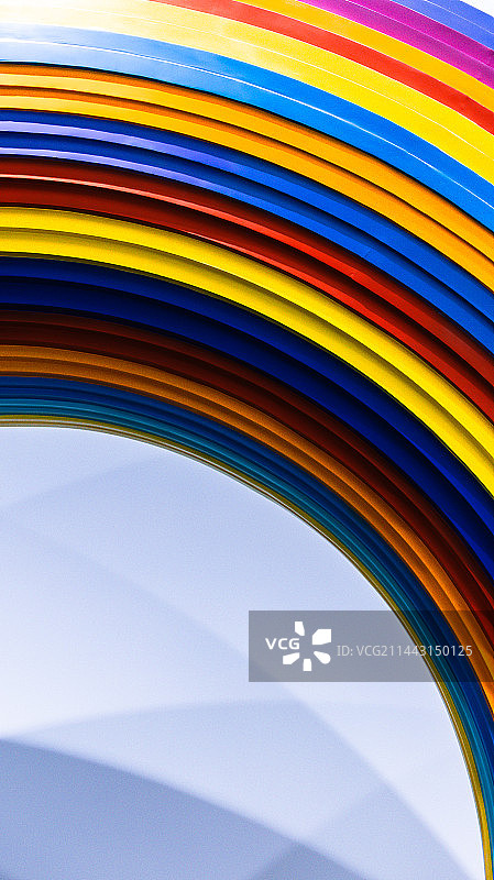 藏在地铁站里的色彩图片素材