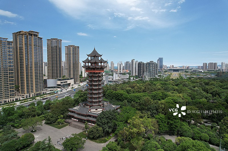 成都九天楼图片素材