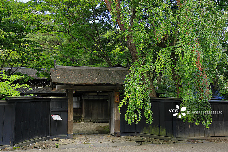 日本秋田县仙北市角馆武家屋敷岩桥家图片素材