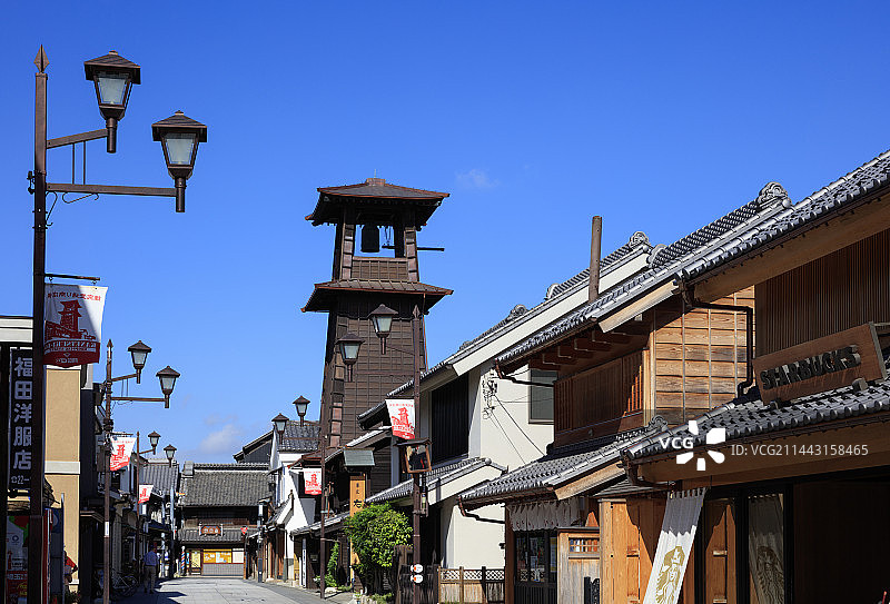 琦玉县川越市的时之钟图片素材