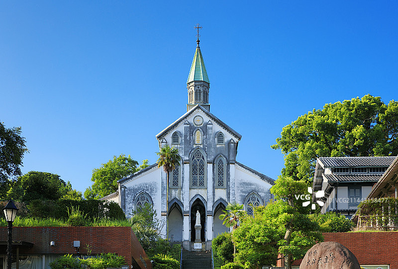 日本长崎县大浦天主教堂图片素材