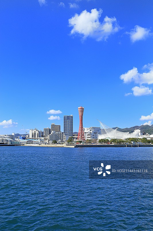 神户美利坚公园和神户市图片素材