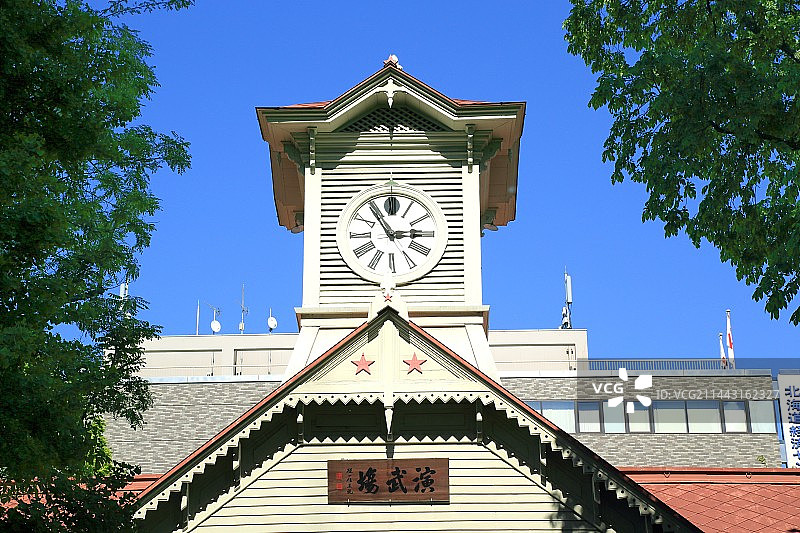 日本北海道札幌钟楼图片素材