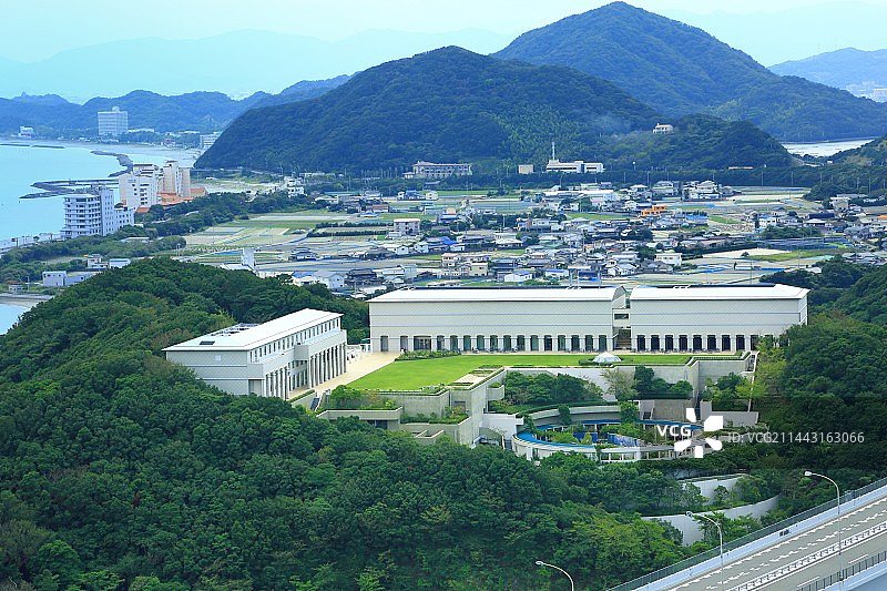 日本大冢美术馆，德岛县鸣门市图片素材