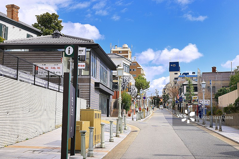 日本神户北野异人馆街图片素材
