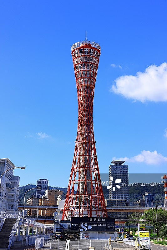日本兵库县神户港塔图片素材