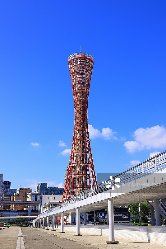 日本兵库县神户港塔图片素材