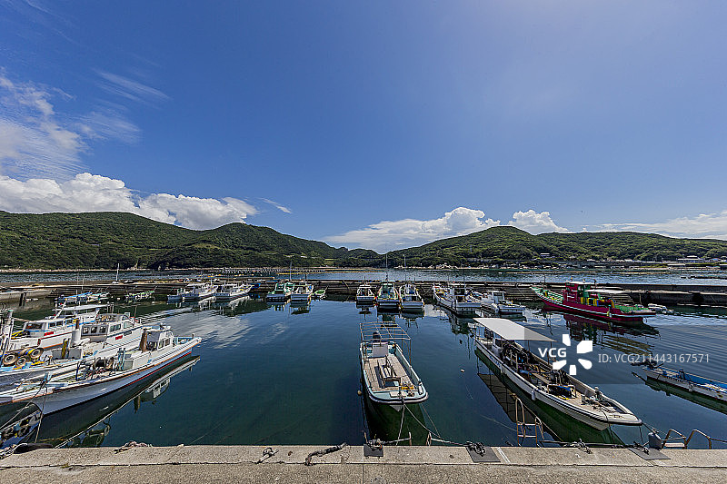 高知县幡多郡大月町柏岛的宁静景色图片素材