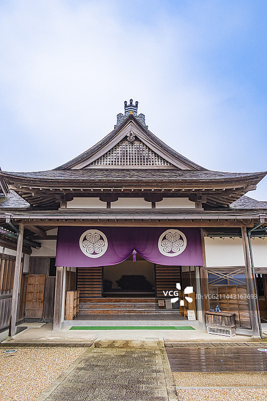 2000年修复的佐渡奉行所，新泻县佐渡市图片素材