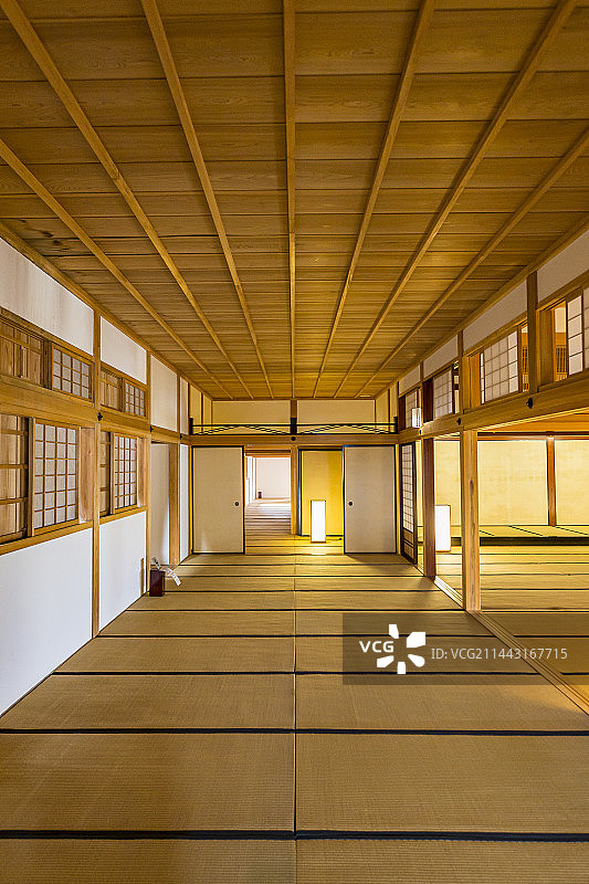 2000年修复的佐渡奉行所，新泻县佐渡市图片素材