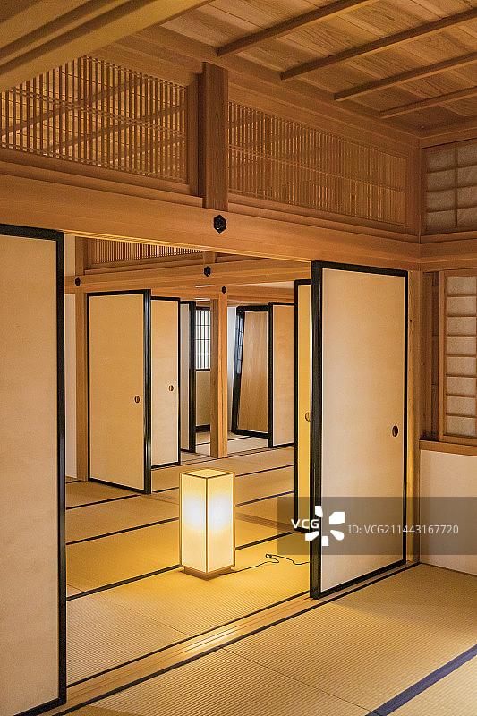 2000年修复的佐渡奉行所，新泻县佐渡市图片素材