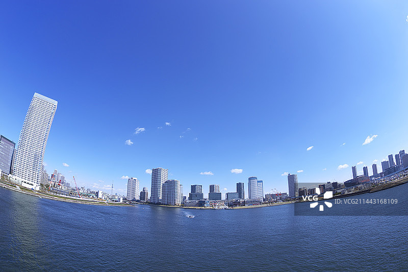 日本东京丰洲的建筑图片素材