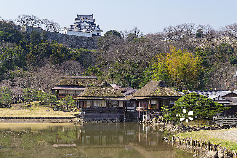 日本玄宫园风光图片素材