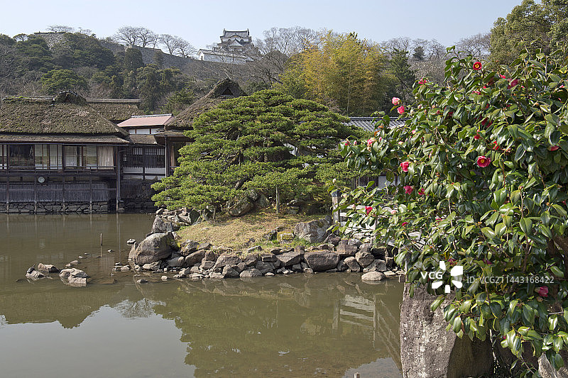 日本玄宫园风光图片素材