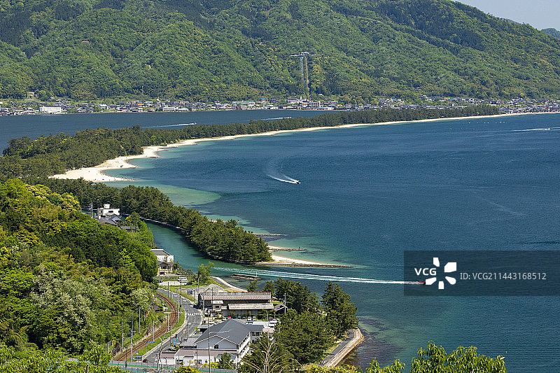 日本京都府宫津市天桥立图片素材