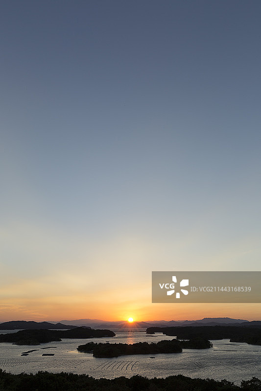 日本三重县志摩市阿戈湾图片素材