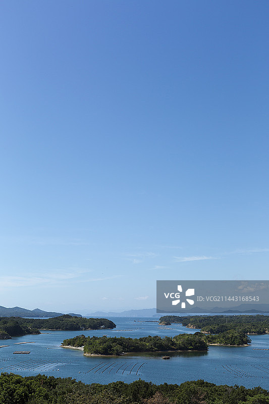 日本三重县志摩市阿戈湾图片素材