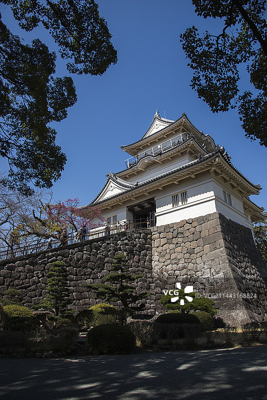 日本小田原市小田原城天守阁，神奈川县图片素材