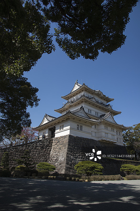 日本小田原市小田原城天守阁，神奈川县图片素材