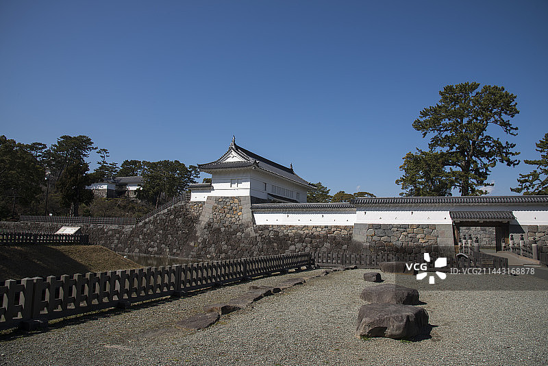 日本小田原城马门，神奈川县小田原图片素材