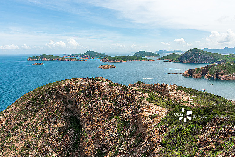 中国香港西贡海岸线风光图片素材