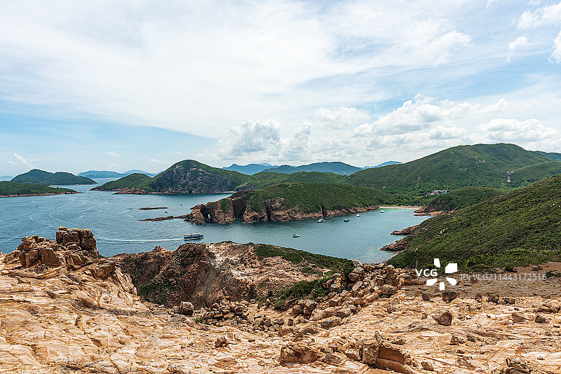 中国香港西贡海岸线风光图片素材